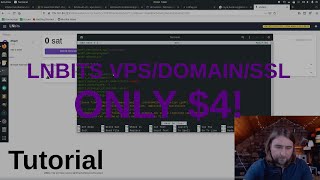 20min/$4 anon LNbits install with domain and SSL tutorial