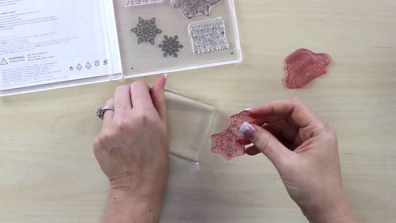 how to use clear stamps 