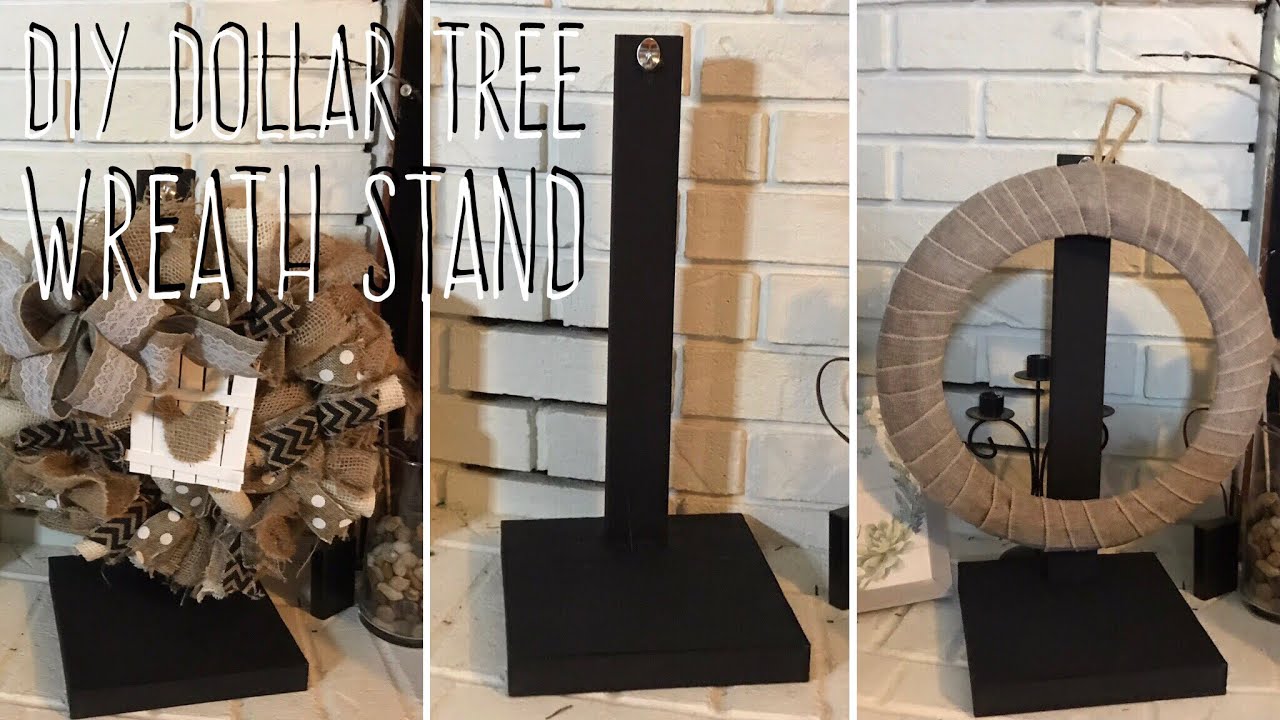 DIY Dollar Tree Wreath Stand 