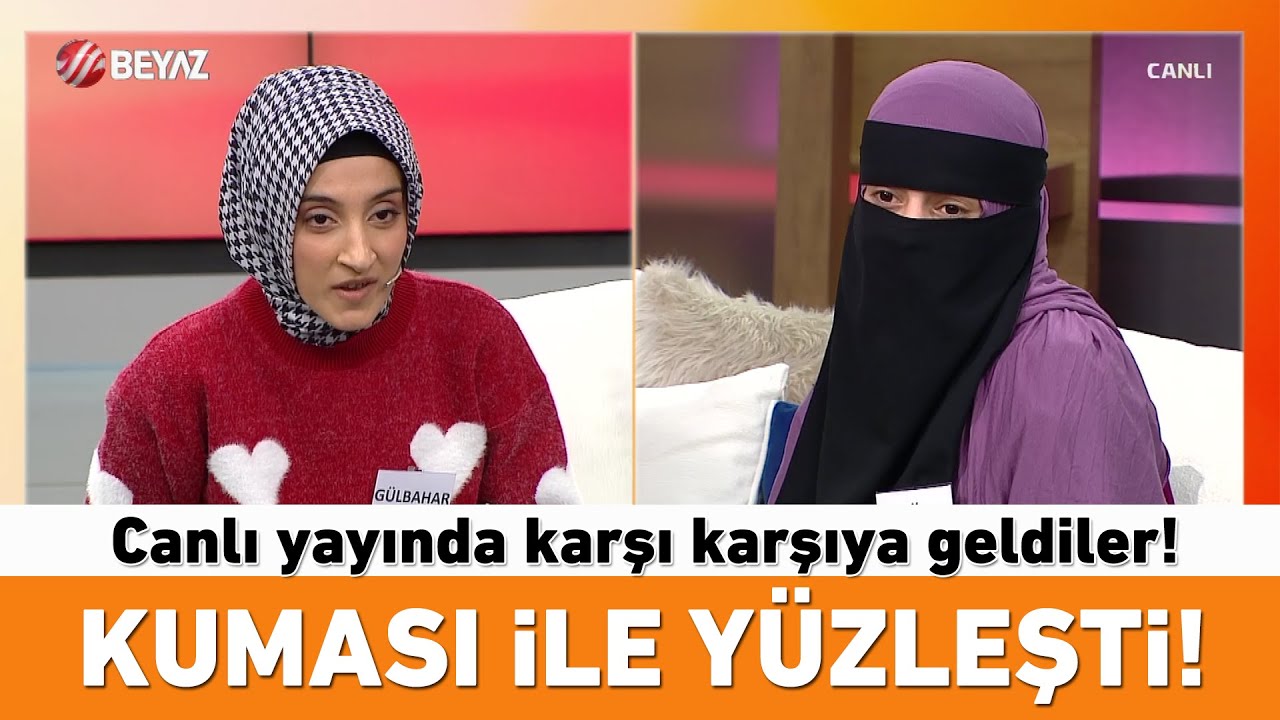Eşi ve kuması ile canlı yayında karşı karşıya geldi! Bu yüzleşme olay yarataca