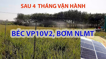 Mức độ hiệu quả của hệ thống béc VP10V2 sử dụng bơm năng lượng mặt trời | vnplant