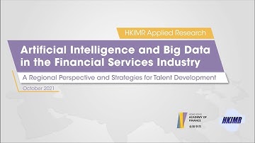 Artificial Intelligence and Big Data in the Financial Services Industry