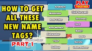 FULL GUIDE TO GET NEW NAME TAGS! PART 1|PLAY TOGETHER #haegin #playtogether