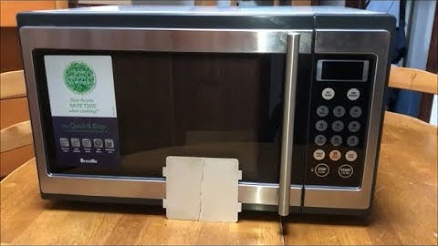 How to Replace a Breville Microwave Oven Waveguide Cover