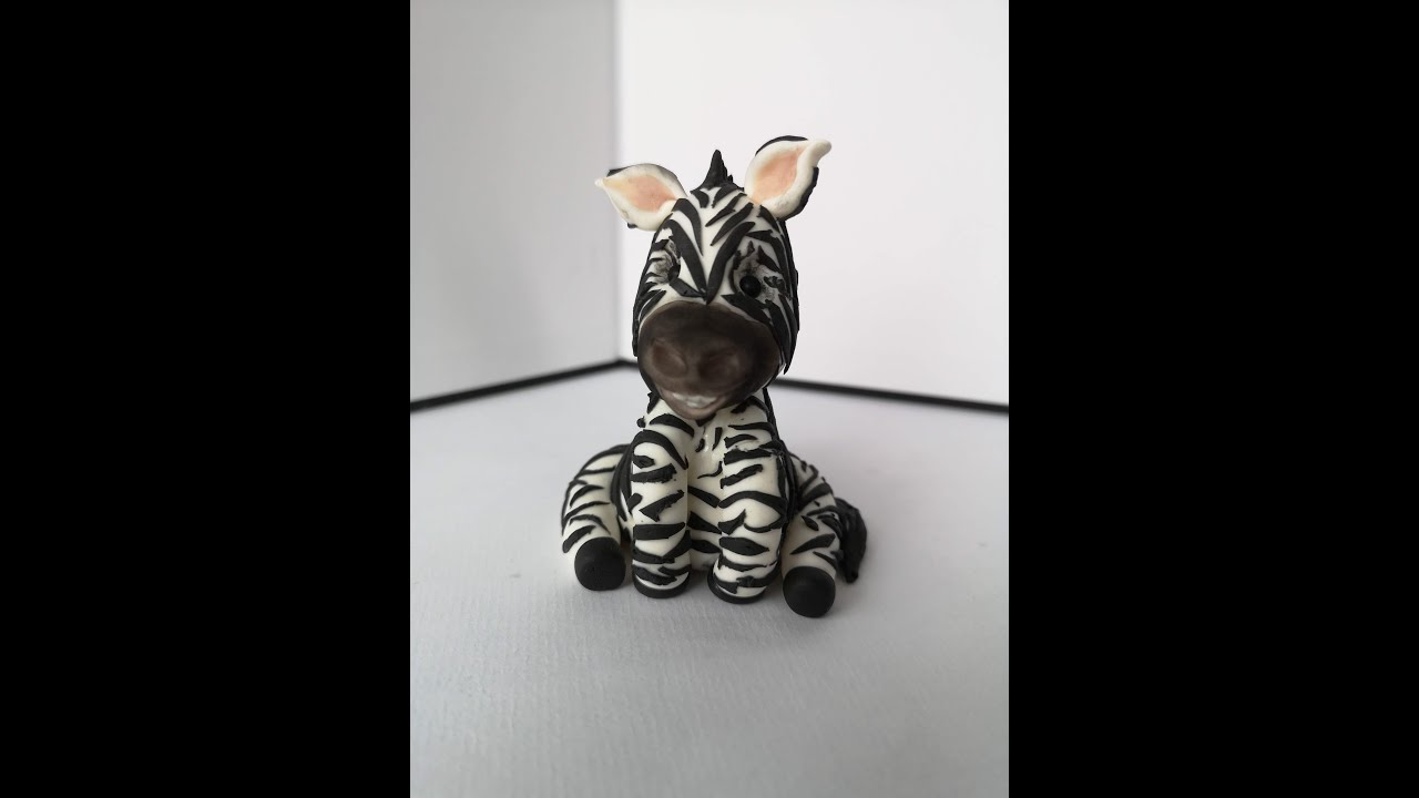 How to make Zebra cake topper tutorial