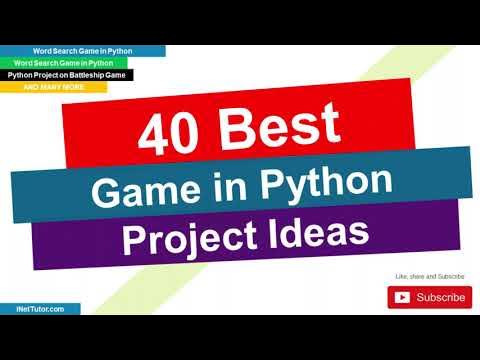 40 Best Game Python Project Ideas - YouTube