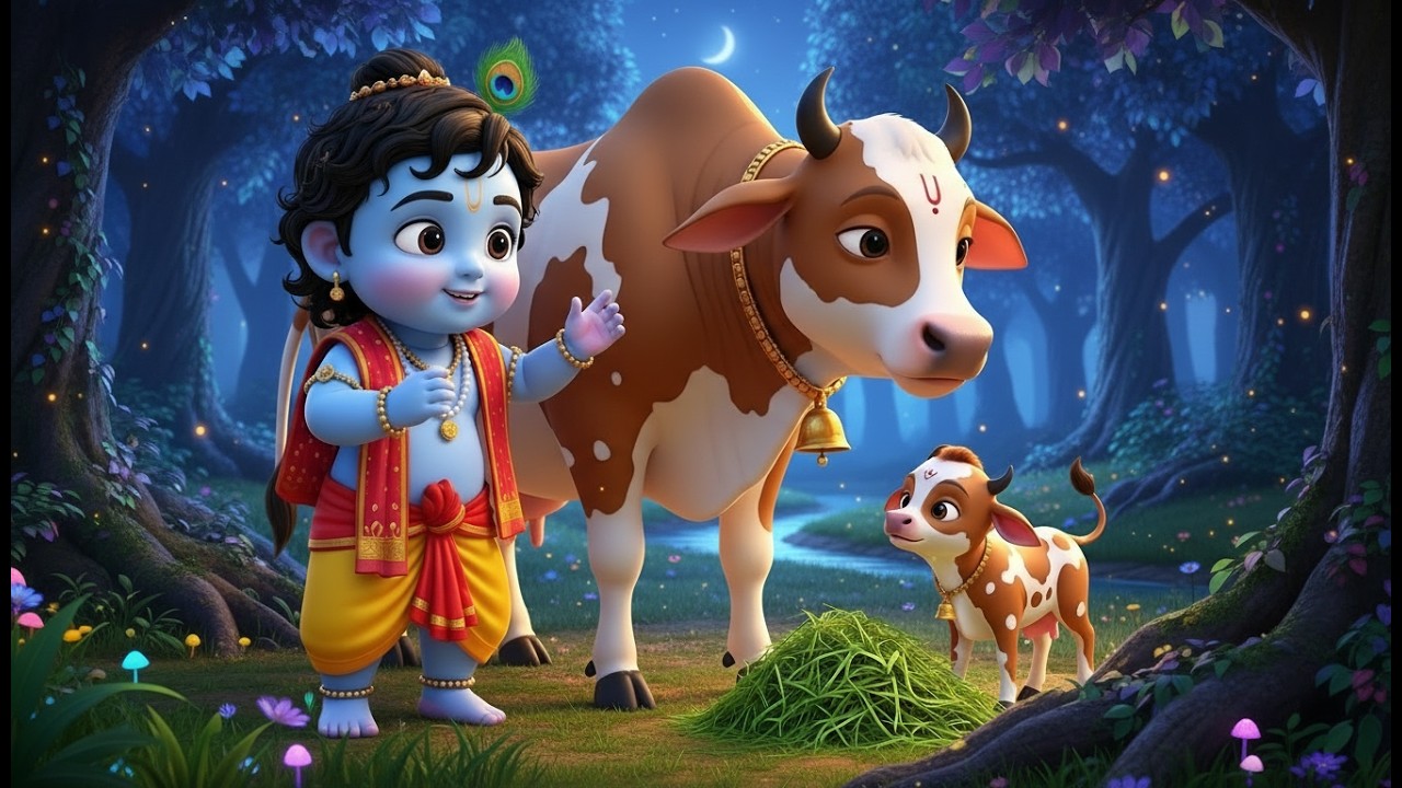 छोटी छोटी गैया छोटे छोटे ग्वाल। Choti Choti Gaiya Chote Chote Gwal। #kanha #krishna #krishnabhajan
