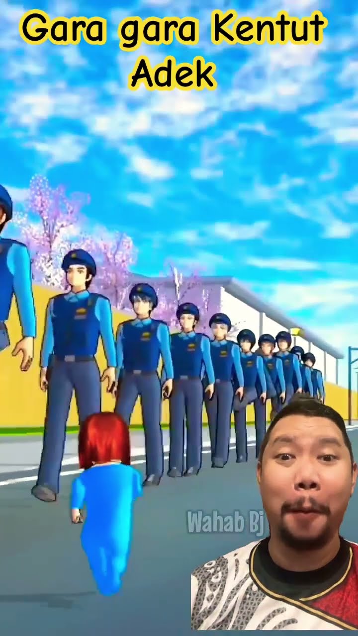 gara gara kentut adik semua jadi pingsan!??? #sakuralucu #sakurachannel #gamesakura #shorts