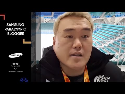 Yu Mankyun | Gangneung Ice Hockey stadium | Samsung Paralympic Blogger