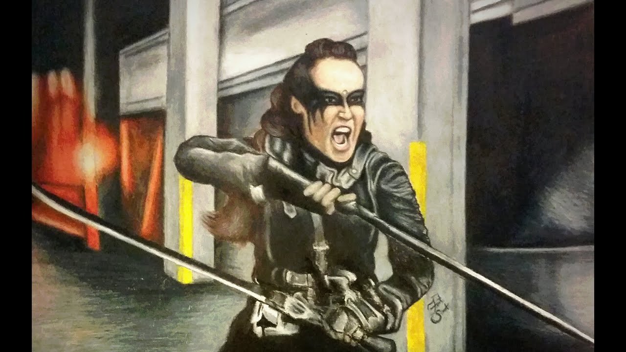 Lexa Kom Trikru Speed Drawing [The 100] - YouTube