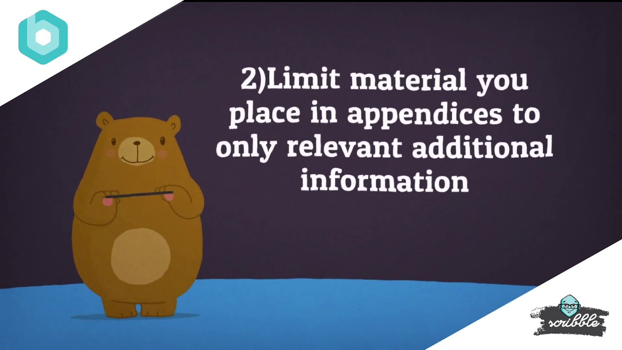 5 TOP WAYS TO USE APPENDICES  | Baachu Scribble