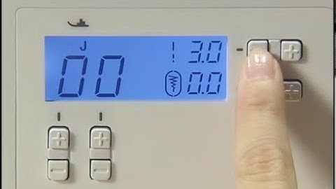 [BrotherSupportSewing] (Sewing machine) Adjusting the stitch length and width