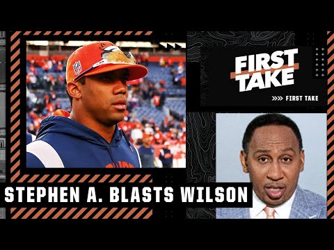 Stephen A. puts Russell Wilson ON BLAST 🗣️ 'That is an ATROCITY' in Denver! | First Take