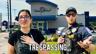 Arrest For Trespassing on Sidewalk ID Refusal 