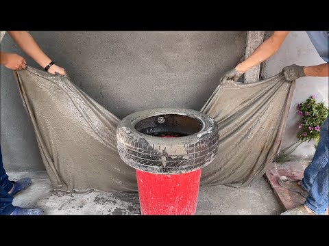 Awesome Garden Decoration - Beautiful And Easy - Creative Cement Ideas - DIY Aquarium