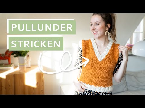 Pullunder stricken mit