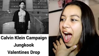 Calvin Klein Campaign Jungkook Valentine’s Drop !! Reaction