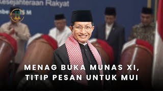 Menag Buka Munas XI, Titip Pesan Untuk MUI