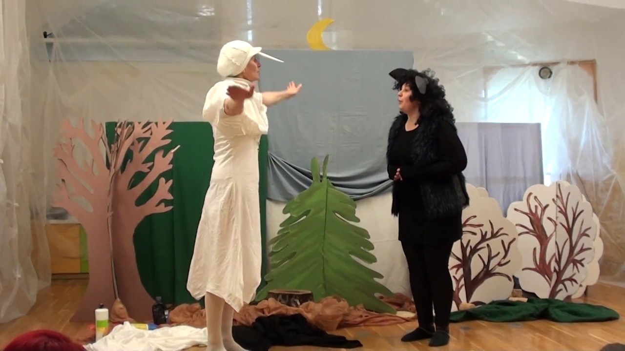 Beli vran in črna ovčka, predstava, vrtec Krško