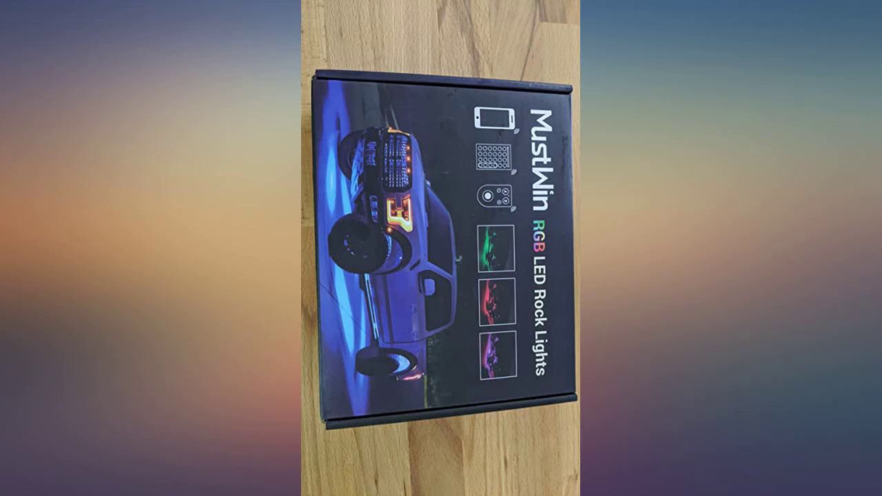 MustWin RGB LED Rock Lights 60 LEDs Multicolor Underglow Neon Lights Waterproof review