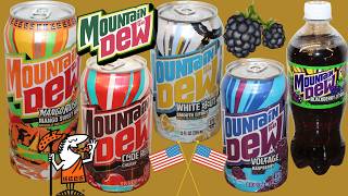 Mtn Dew Little Caesars Mango, America Pack: Code Red, White Out, Voltage & Blackberry Citrus Review