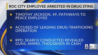 City employee accused of leading drug-trafficking operation