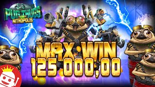 Pug Thugs Of Nitropolis Elk Studios 25000X Max Win In The Bag