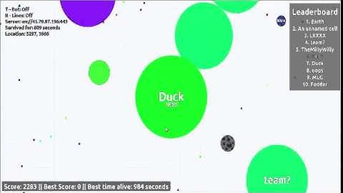 2 Hours Of Agario In 20 Seconds! (Agario Timelapse)