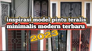 ✓30  contoh pintu teralis minimalis modern terbaru 2023