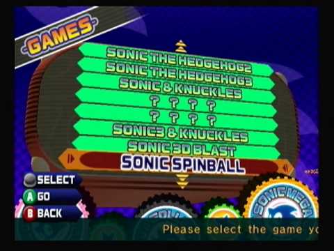 Sonic Mega Collection  (GameCube) Gameplay 