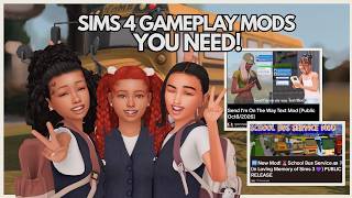 7 Sims 4 Gameplay Mods I'm OBSESSED With! [School Bus, Uniforms, SulMates & More!]