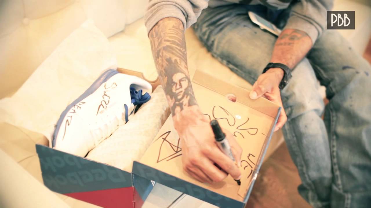 Swizz Beatz Signs Reebok Trainers For PunchBowlBlog!
