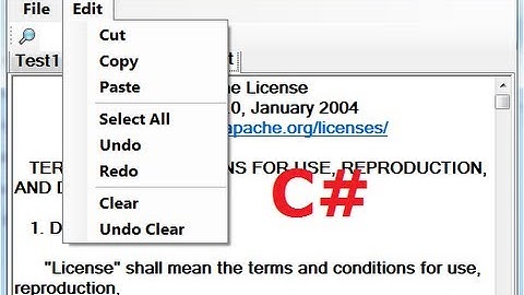 C# Tutorial 70: Add More functionality to Notepad application (Tab Title, Redo, Undo, Select all)