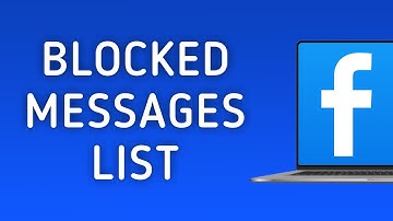 How to View Blocked Messages List in Facebook on PC