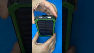 10,000mAh Solar Power Bank!