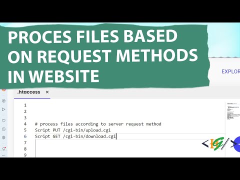 How to Process Files Based on Server Request Method via .Htaccess in Website | WordPress | PHP