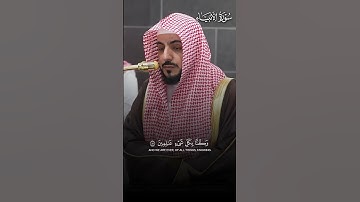 ما تيسر من سورة الأنبياء | تلاوة بديعة لفضيلة الشيخ د.#الوليد_الشمسان حفظه الله