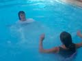 dub and hannah jumping in megs pool.flv