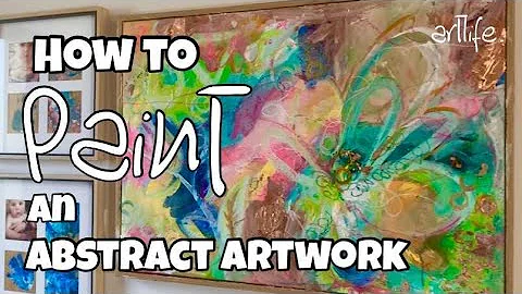 ART VIDEO for beginners: ABSTRACT PAINTING strateg...