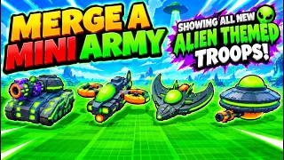 Merge a Mini Army Showing ALL New Alien Themed Troops! screenshot 3