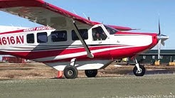 Grant Aviation GA8 Airvan takeoff from Kwig, AK