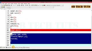 Static Storage Class in C++ | Storage Classes | Static Variable | C++ Programming | Telugu