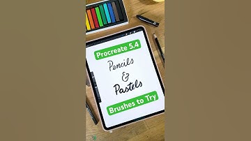 ✏️ Procreate 5.4: Pencils + Pastels to Try #procreate #procreatebrushes