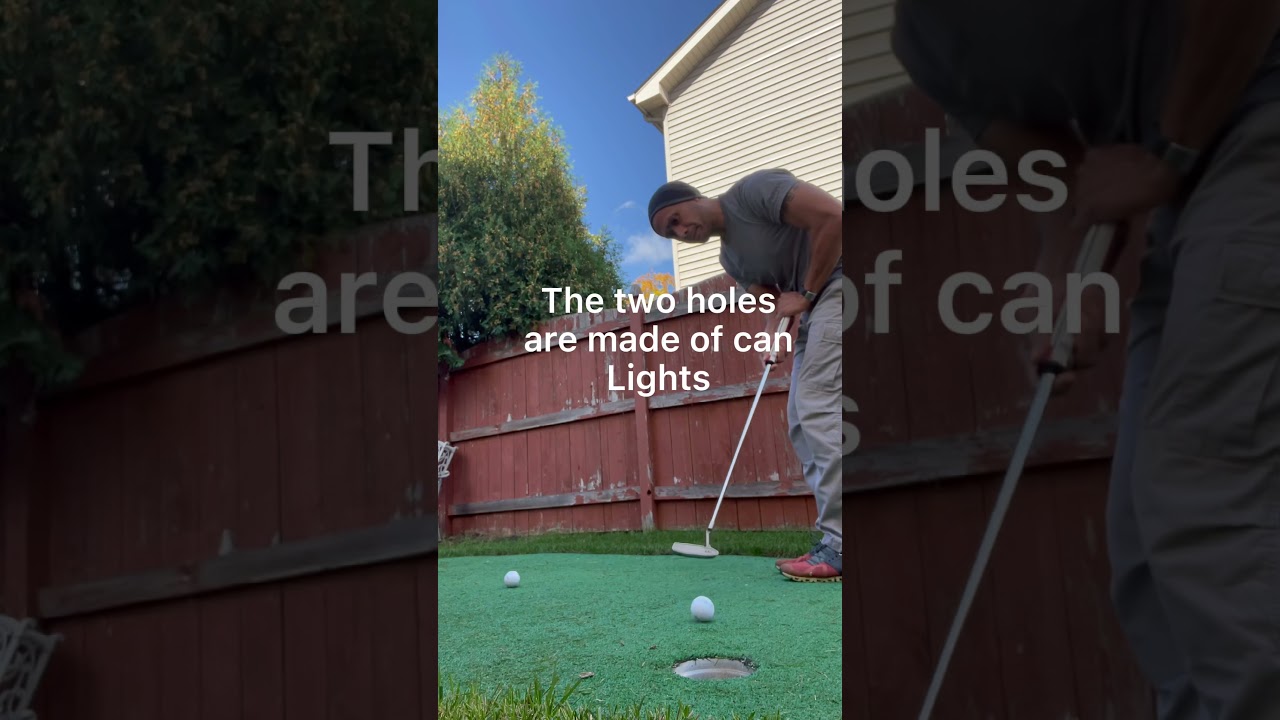 DIY putting green, under $200 dollars.