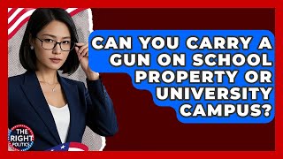 Can You Carry A Gun On School Property Or University Campus? - The Right Politics