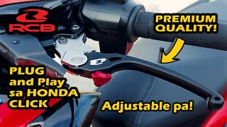 RCB S3 Brake Lever Installation | Maporma at Madaling ikabit | Honda Click 125