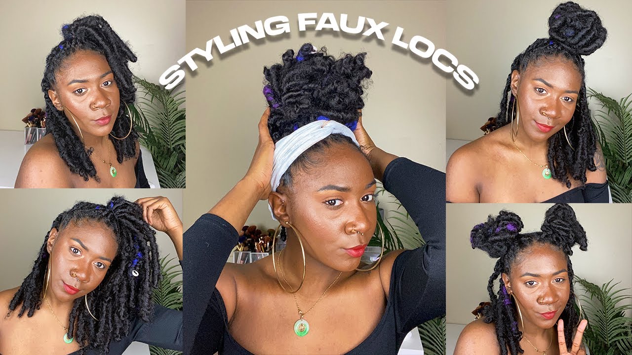 HOW TO STYLE 30” FAUX LOCS 8+ WAYS, QUICK & EASY