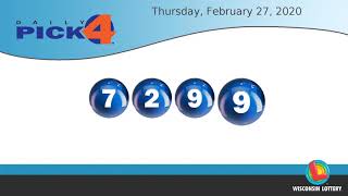 WI Lottery DailyPicks 02/27/2020