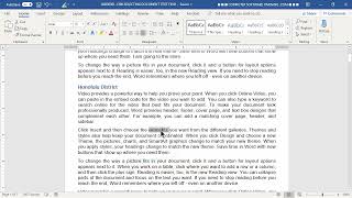 WD-01-05 — Deleting and Replacing Text: Mastering Clean Edits in Word