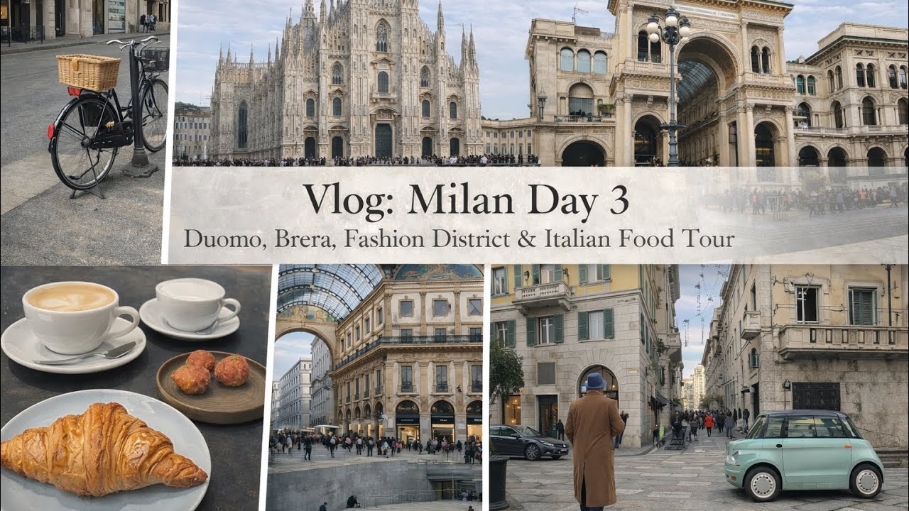 Returning to Our Student Days in Milan | Duomo, Brera, Fashion District & Italian Food Tour
